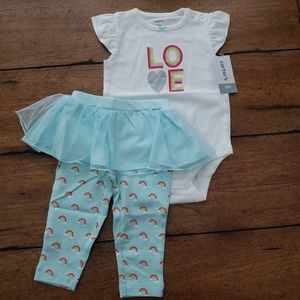 NWT Rainbow Love Set